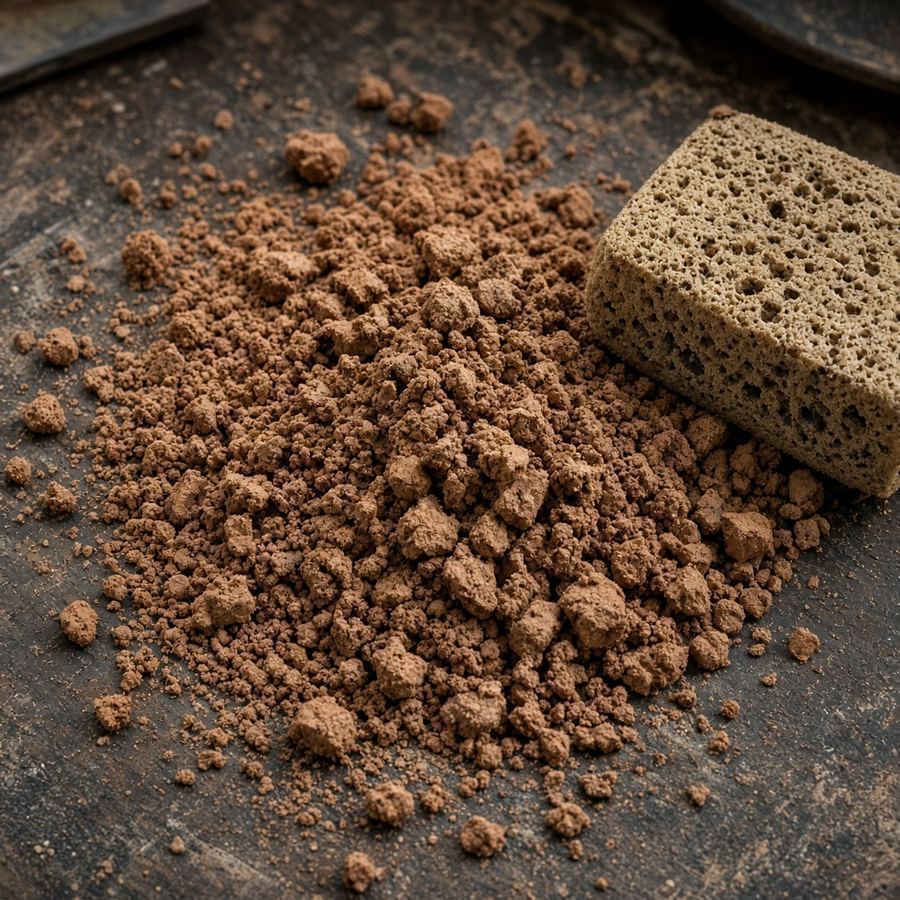 Grog clay mix